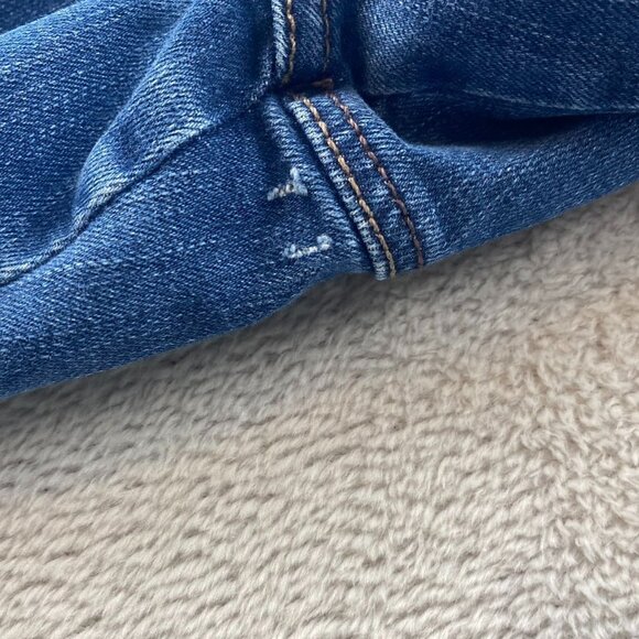 Lee Womens Jeans Size 16 Short Classic Fit Straight Leg Blue Denim Casual Pocket - Picture 4 of 16